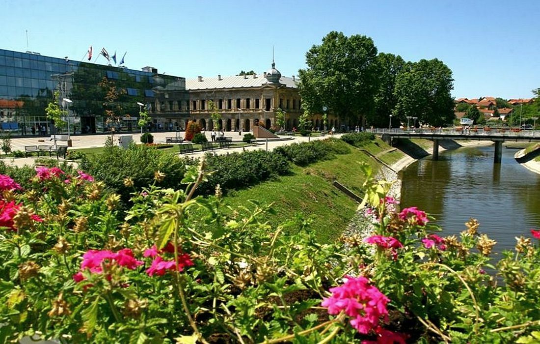 Vukovar City ont the Vuka River